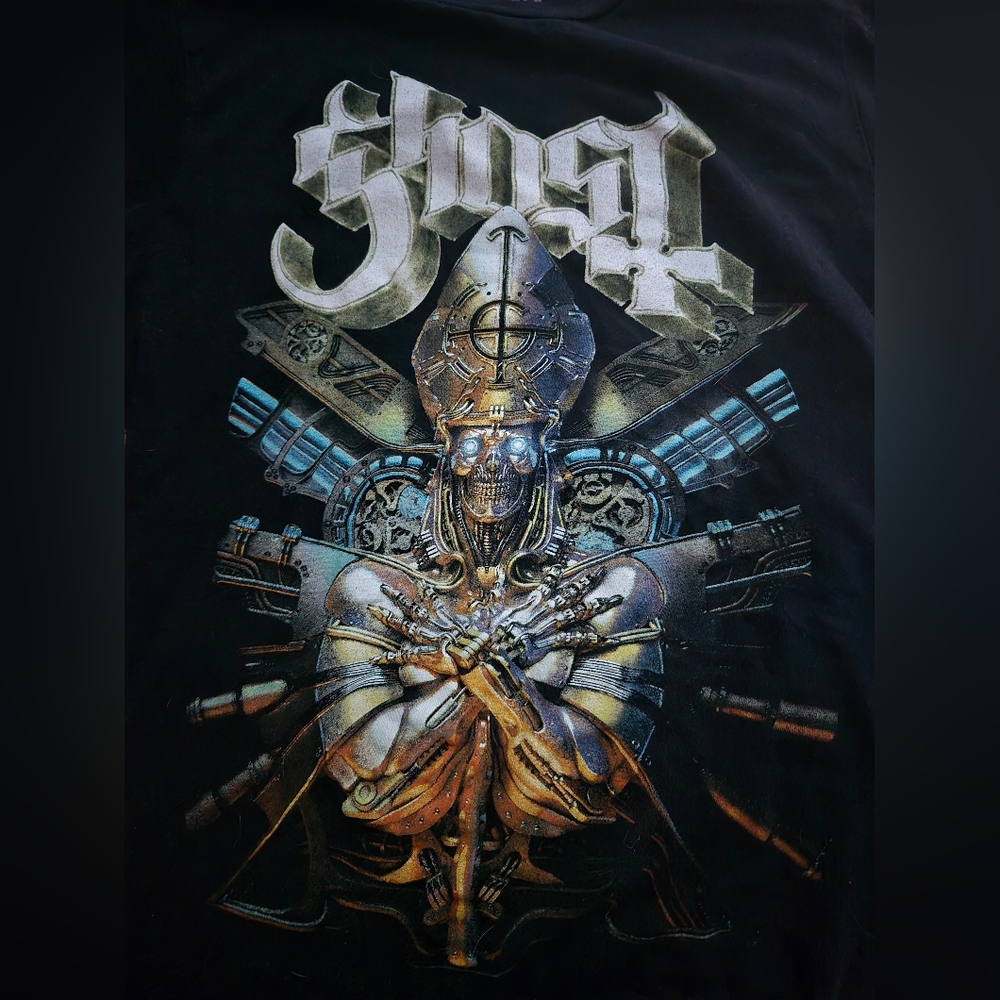 WORN ONCE Ghost Band SIZE S Phantomime Robot Graphic Tee